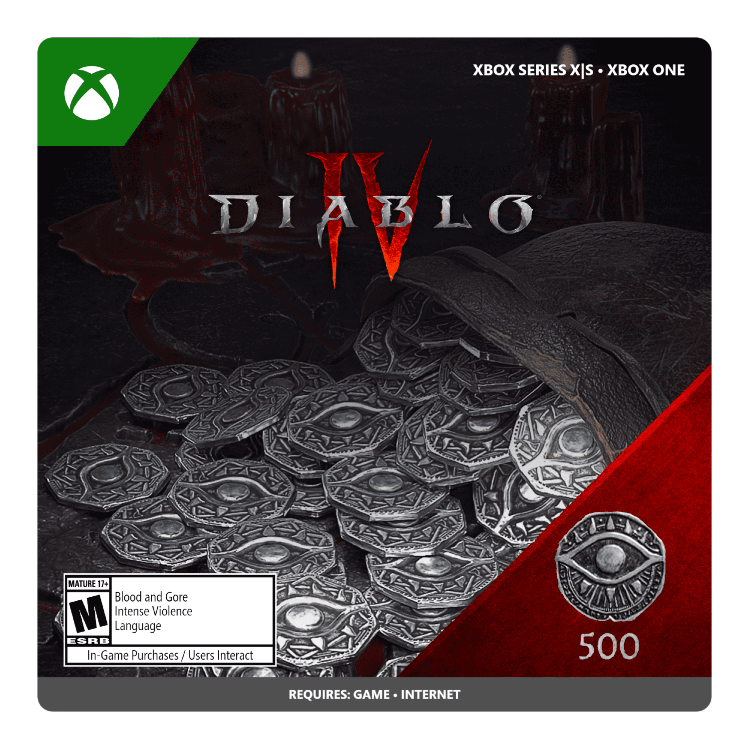 Diablo Iv 500 Platinum - Xbox One, Xbox Series X|S [Digital]