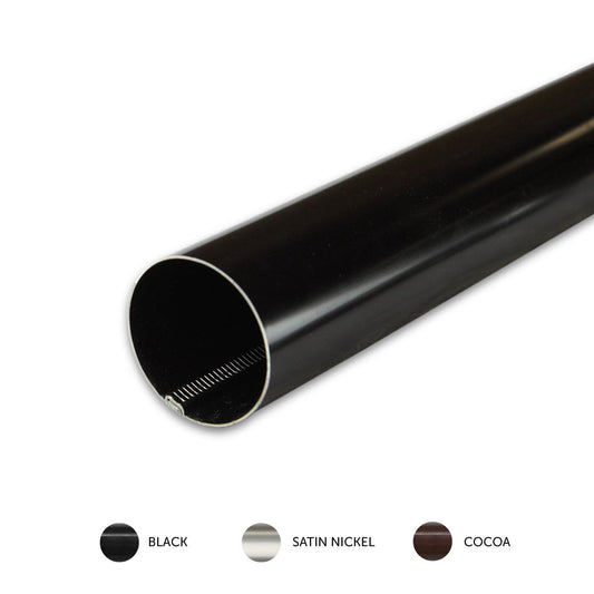 Domovina 1.5 Decorative Pole 8 Feet Long-Color:Black