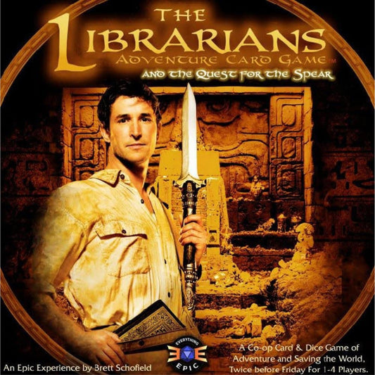 The Librarians: Adventure Card Game: Quest for The Spear - Expansion 1 | 2 New Heroes & 3 Adventures | Licensed Card & Board Game Based On The Hit Movie & TV Show | Play Co-Op Or Solo | 1-4 Players