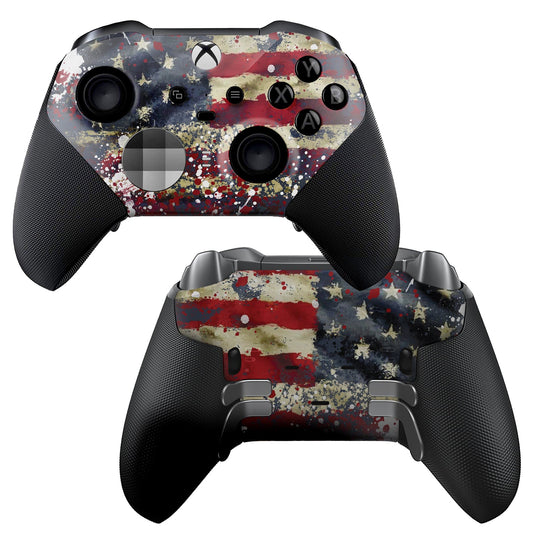 USA Tattered Flag Xbox Elite Series 2 Controller