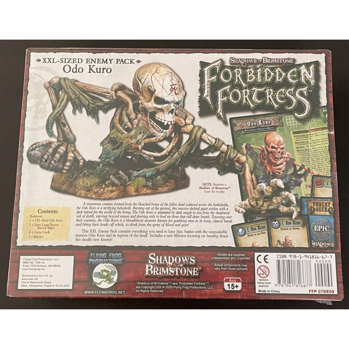 Flying Frog Shadows of Brimstone XXL Enemy Pack - Odo Kuro, Resin Model 9781941816677