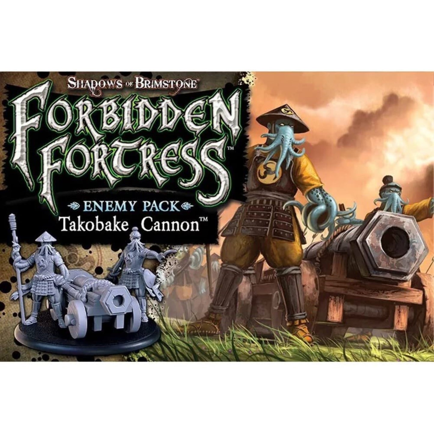 Shadows of Brimstone Forbidden Fortress Takobake Cannon Enemy Pack