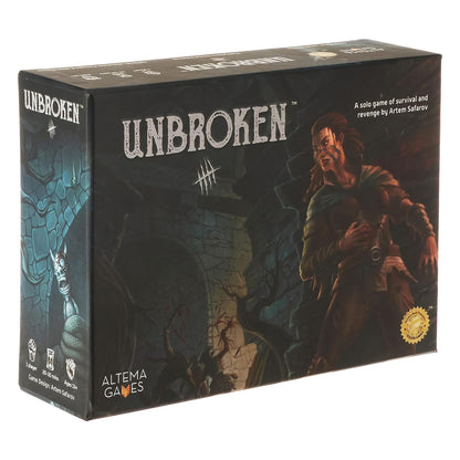 Golden Bell Studios Unbroken Solo Game - Survival & Revenge, One Size, Black, Model 2836, Cards