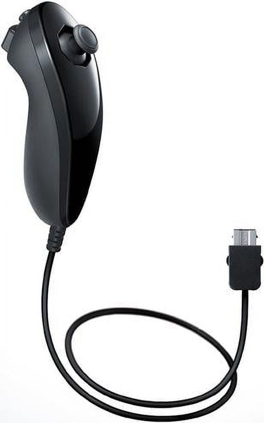 Genuine Wii Nunchuck Black (Bulk Packing)