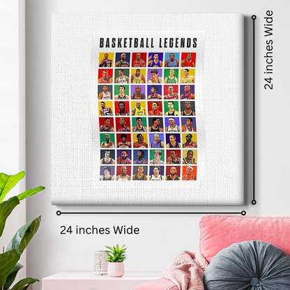 Basketball Leg Wall Canvas 1 Piece