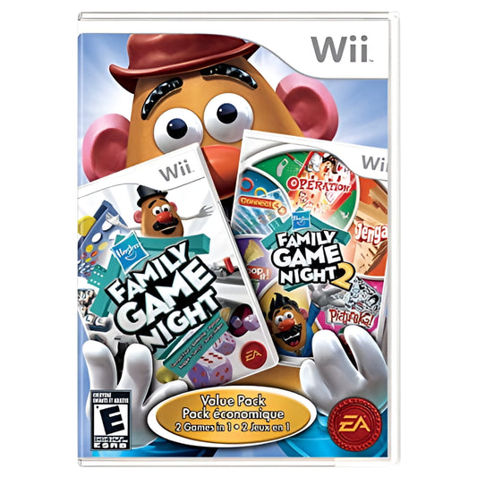 Hasbro Family Game Night 1 & 2 Bundle (Wii)