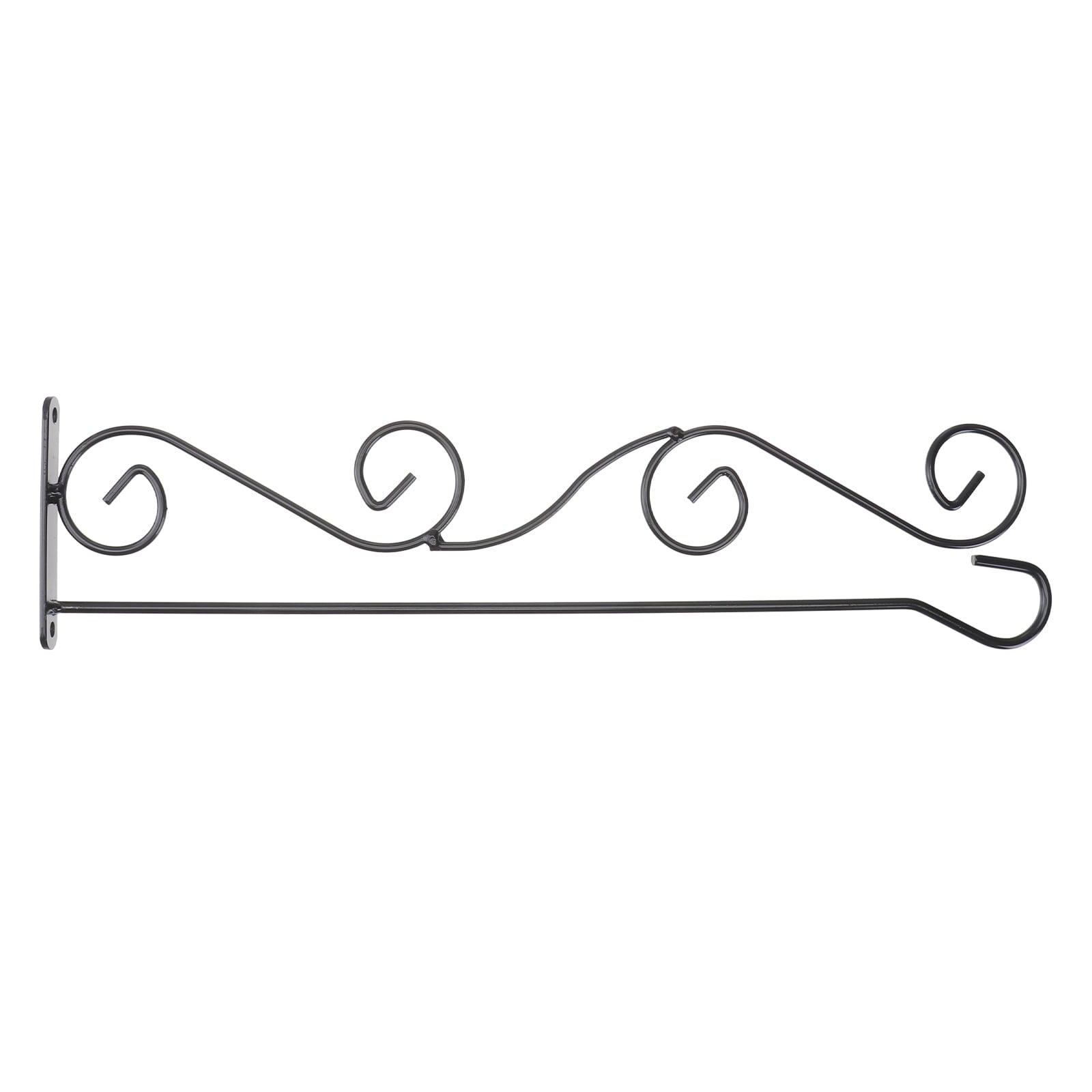Hemoton Flag Garden Holder Stand Scroll Hanger Bracket Wall Yard Banner Mailbox Post Flagpole Christmas