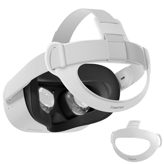Insten Tpu Head Cushion For Oculus 2 Anti-Slip Washable For Comfortable Gaming, Gray, 7.28 X 5.51