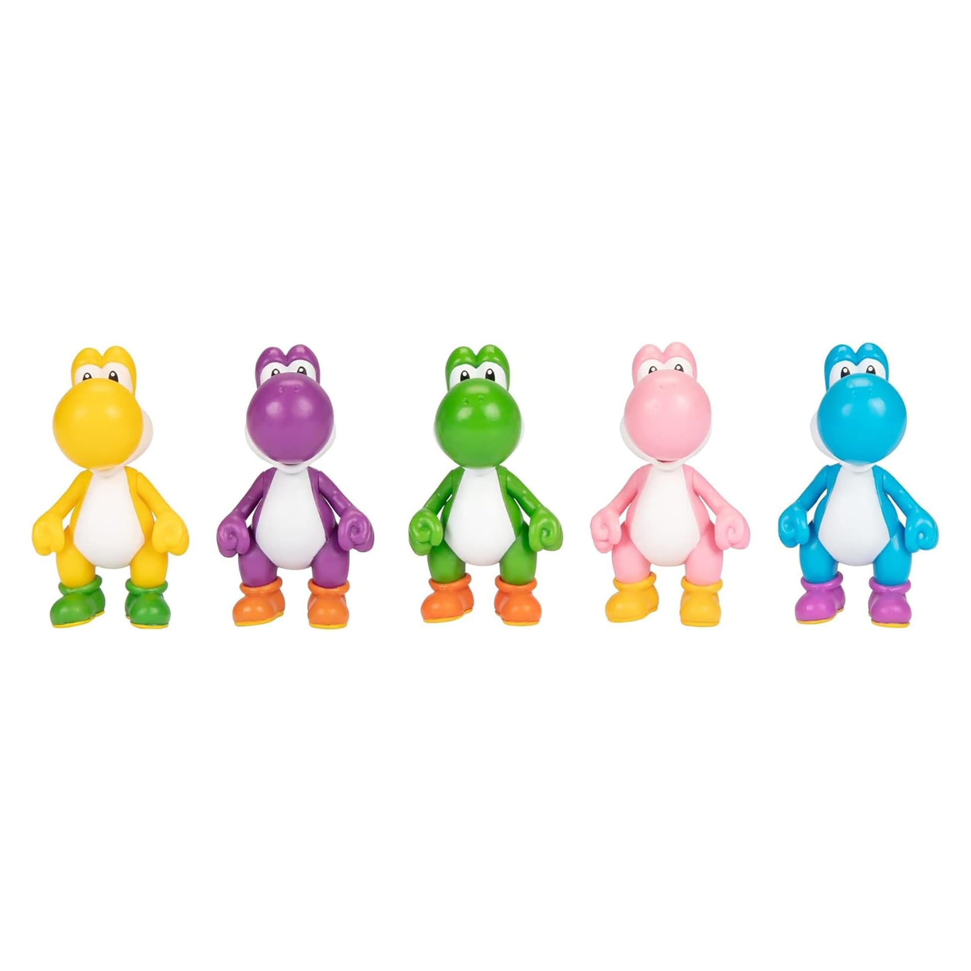 Super Mario Bros 25 Inch Yoshi Figure 5-Pack