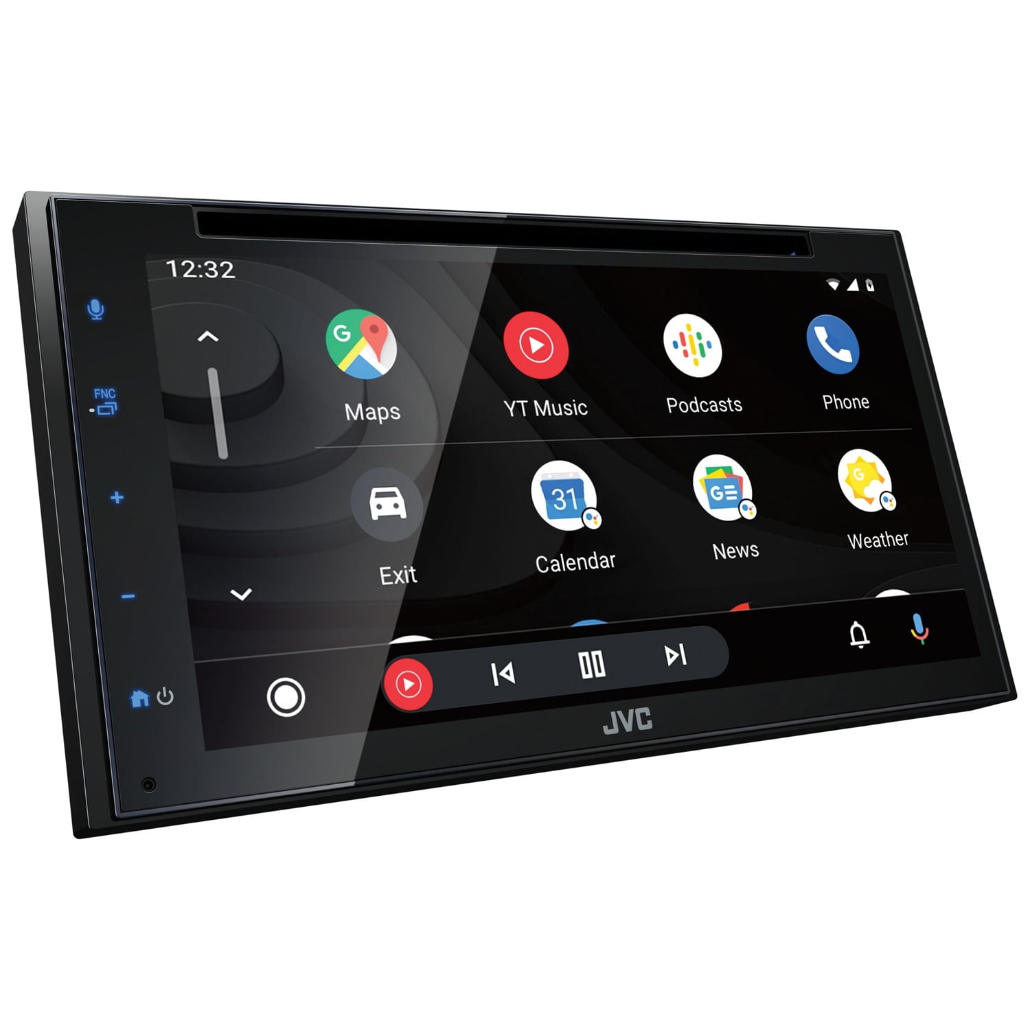 Jvc Kw-V660Bt 6.8-Inch Double-Din In-Dash Dvd Receiver With Bluetooth, Apple Carplay, Android Auto, And Siriusxm Ready