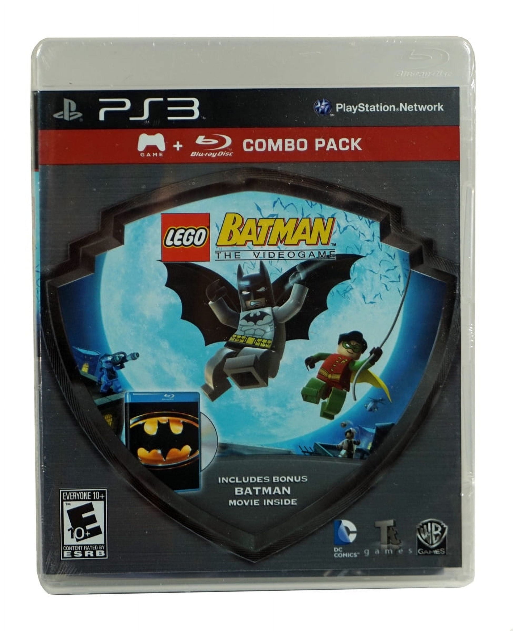 LEGO Batman PS3 - Silver Shield Combo Pack - Includes Batman Movie - Playstation 3