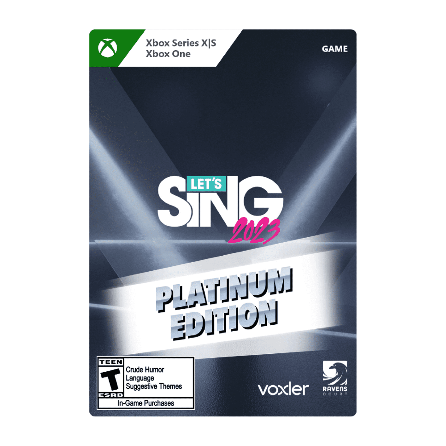 LetS Sing 2023 Platinum Edition - Xbox One, Xbox Series X|S [Digital]