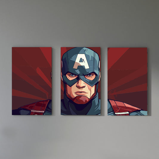 Captain America Wall Canvas