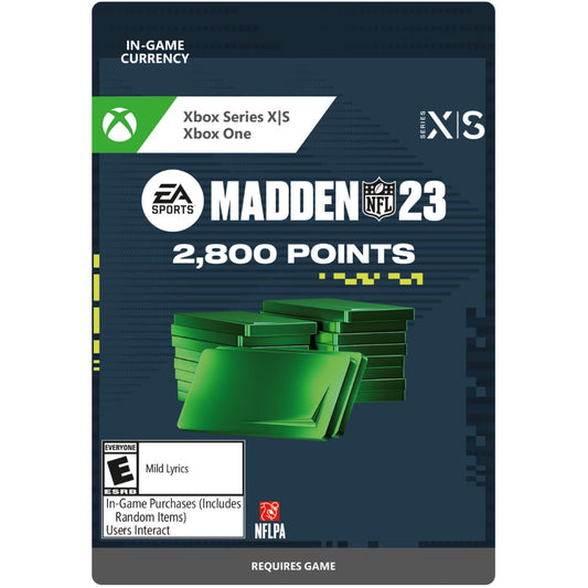 Madden Nfl 23: 2800 Madden Points - Xbox One, Xbox Series X|S [Digital]
