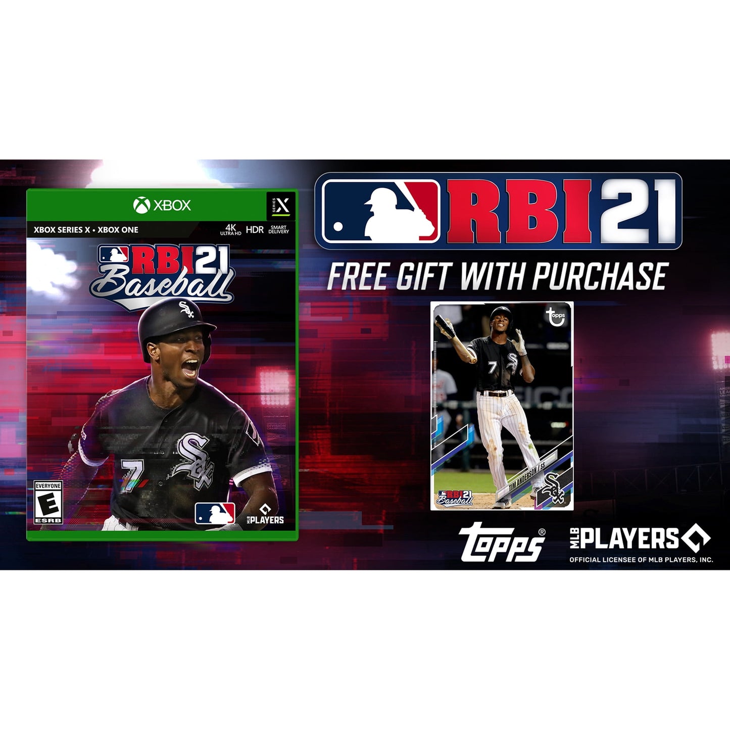 Mlb Rbi Baseball 21 With Bonus Topps Foil Card, Major League Baseball, Xbox Series X, Xbox One