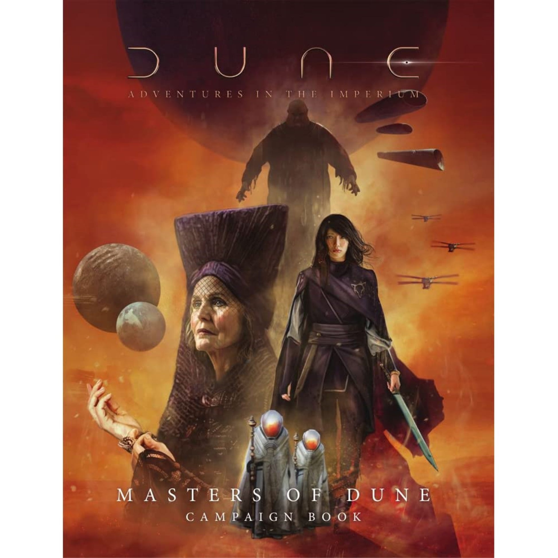 Modiphius Entertainment Dune Adventures in The Imperium: Masters of Dune - Standard Edition  RPG Book  Roleplaying Game