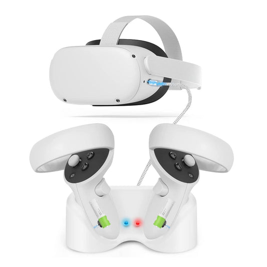 Magnetic Charging Dock Fit For Oculus Quest 2, Lingsida Vr Fast Charging Station High-Speed Charging Stand Fit For Oculus Quest 