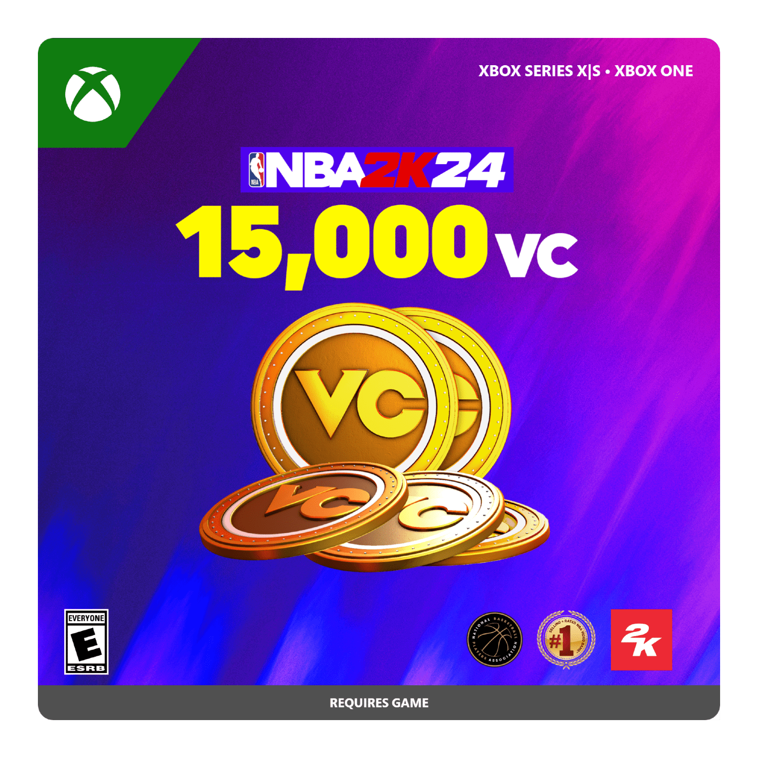 Nba 2K24: 15,000 Vc - Xbox One, Xbox Series X|S [Digital]