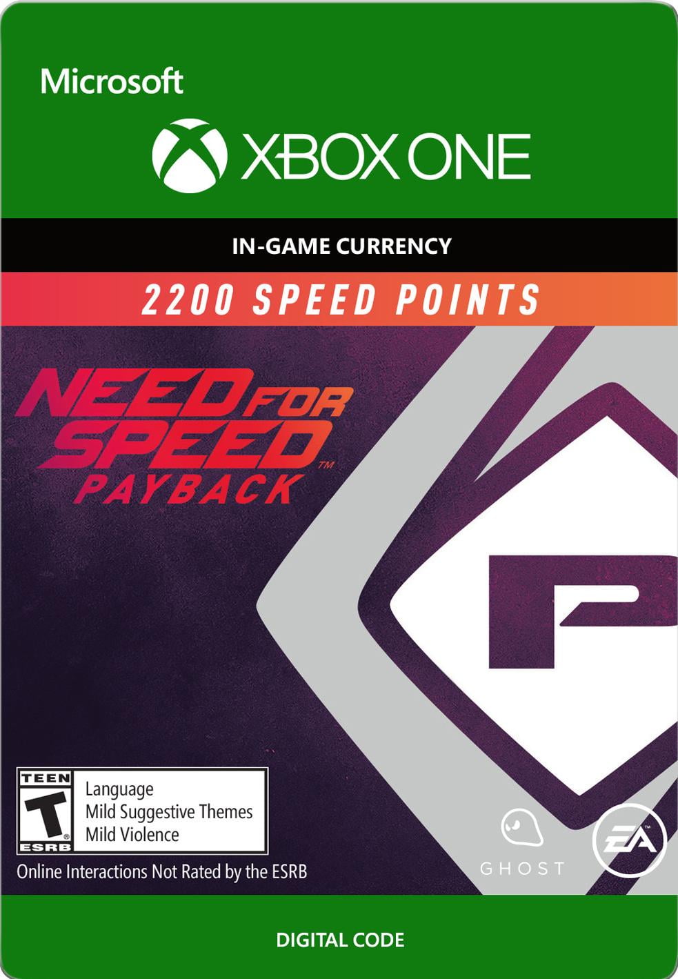 Need For Speed: 2200 Speed Points - Xbox One [Digital]