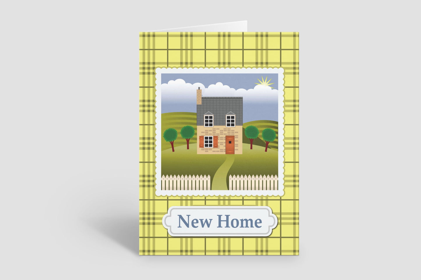 New Home Note Card - 10 Boxed Cards & Envelopes - Moving Announcement - B14190