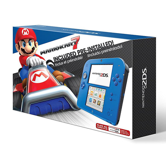 Nintendo 2Ds Mario Kart 7 Bundle - Electric Blue