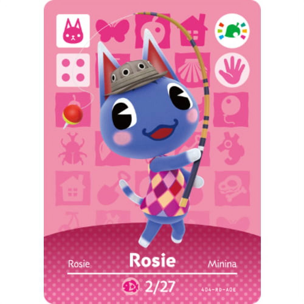 Nintendo Animal Crossing Promo Amiibo Card - Rosie