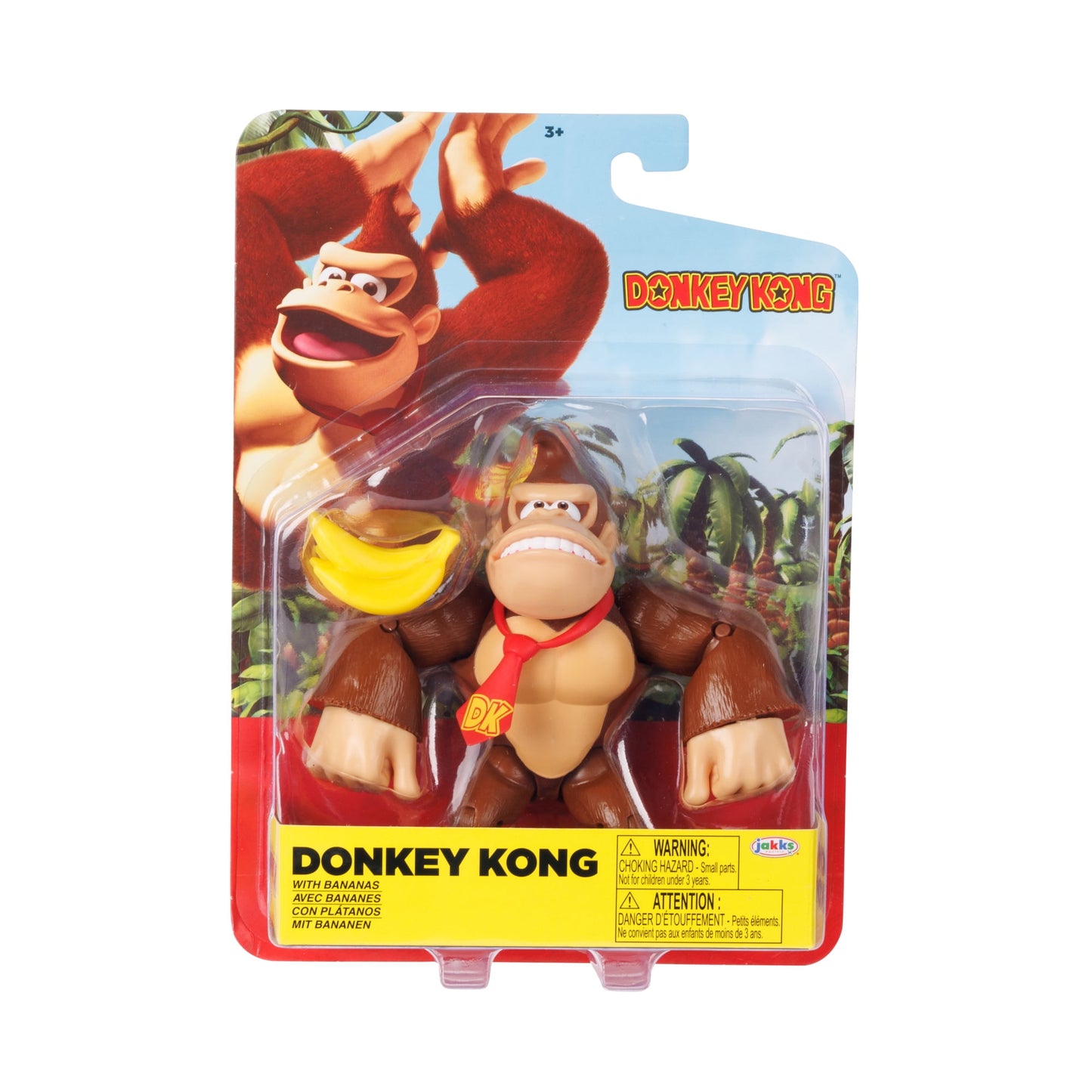 Nintendo Franchise 4 Inch Donkey Kong Action Figure With Bananas Accessory