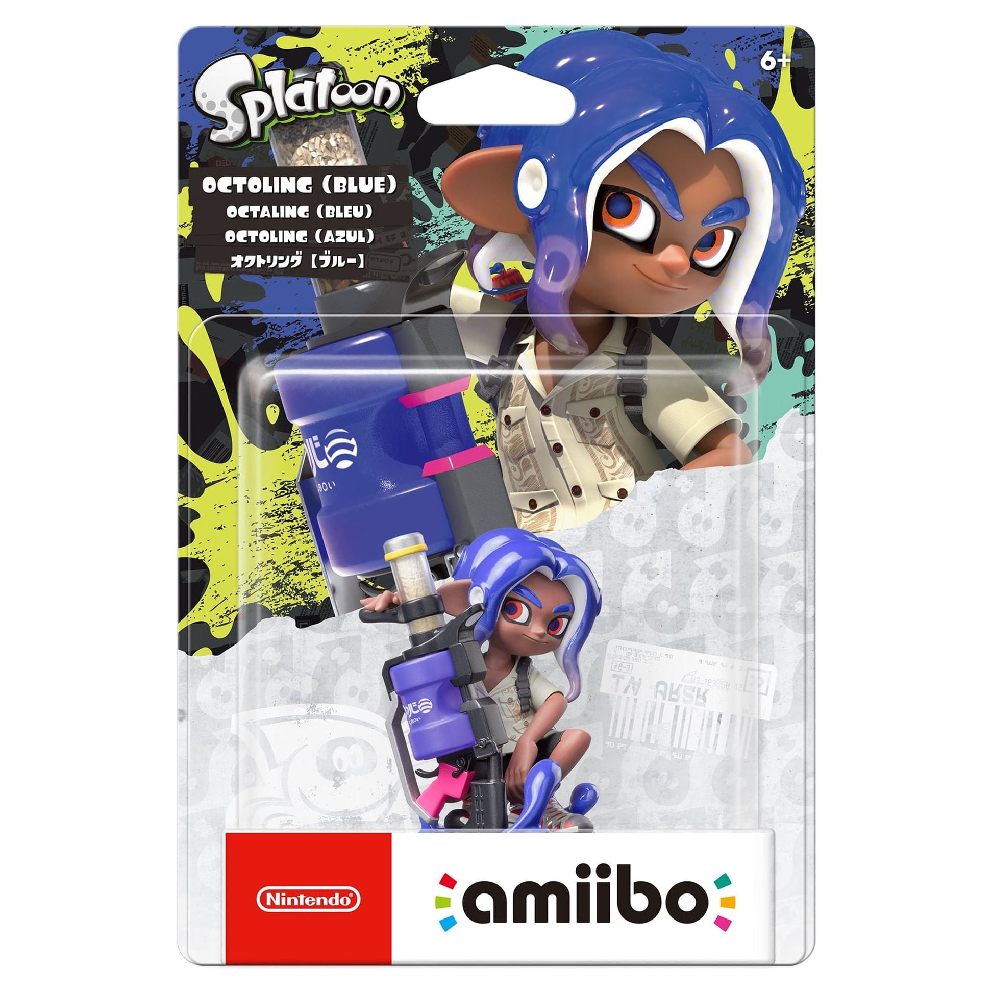 Nintendo Amiibo Splatoon Octoling(Blue) Figure