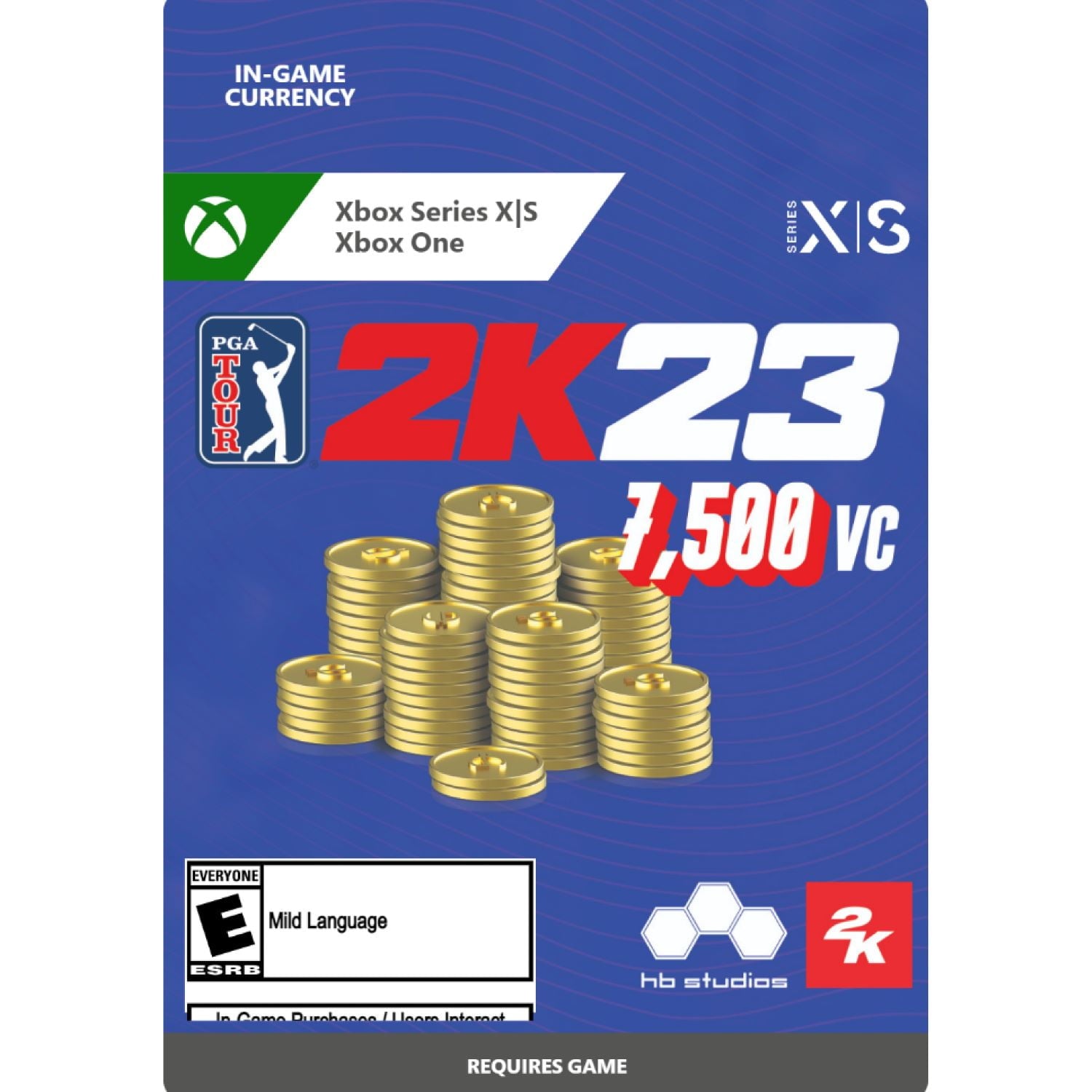 Pga Tour 2K23 - 7,500 Vc Pack - Xbox One, Xbox Series X|S [Digital]