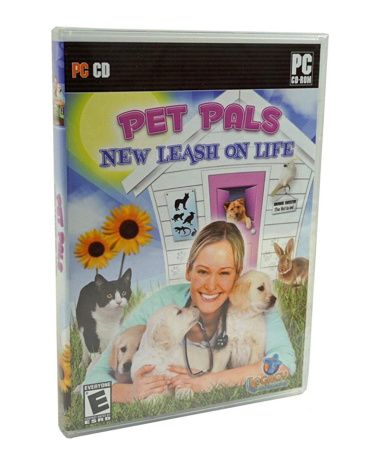 Pet Pals: New Leash On Life Pc Cd - Nurse All The Sick Animals Back To Health And Then Arrange For Their Adoption