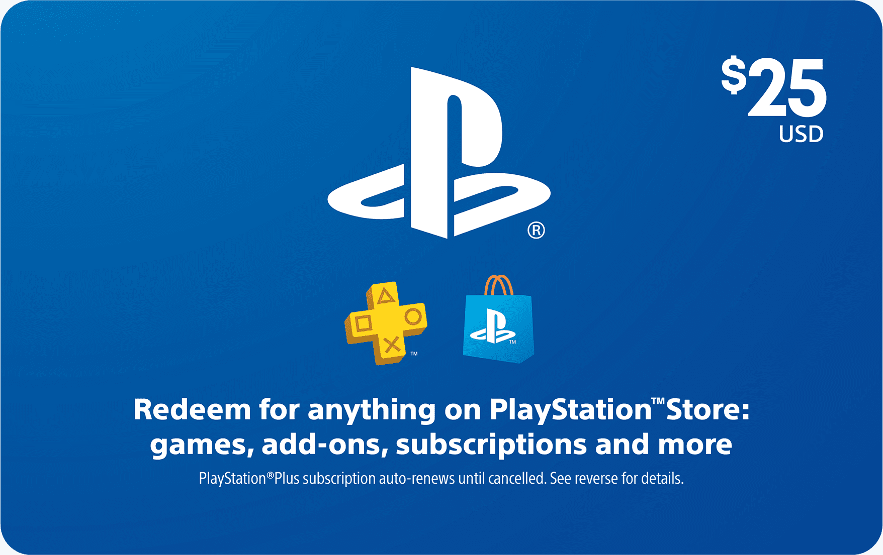 Playstation Store $25 Egift Card [Digital]