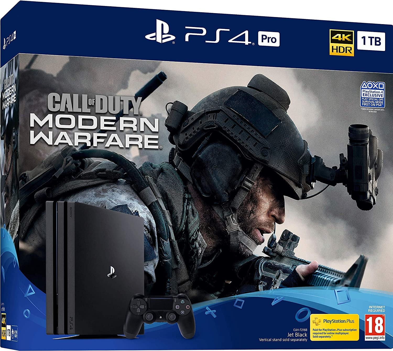 Pre-Owned Call Of Duty: Modern Warfare Ps4 Pro Bundle Ps4 For Playstation 4 Cod