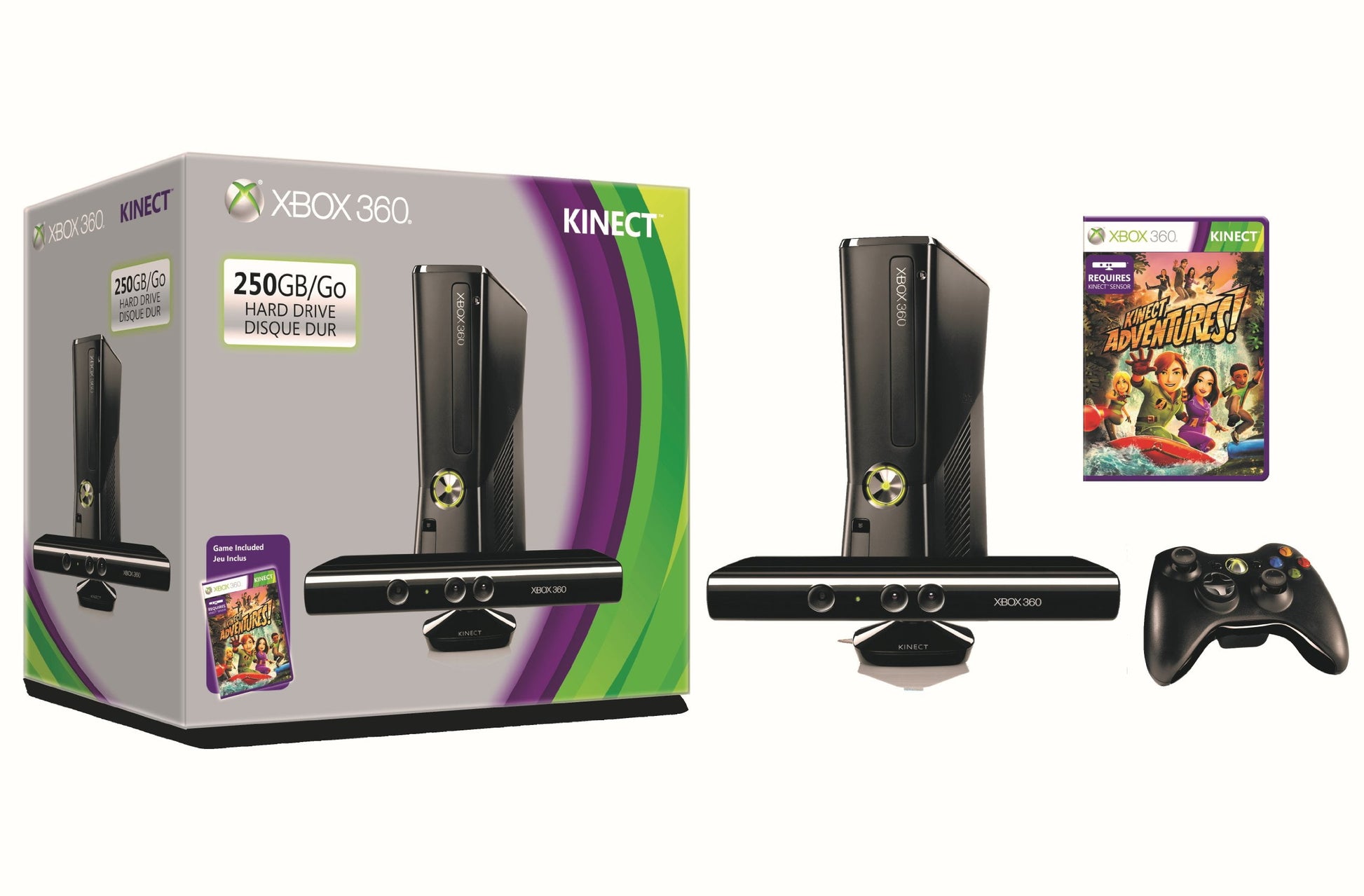 Pre-Owned Microsoft Xbox 360 S 250Gb System Kinect Bundle