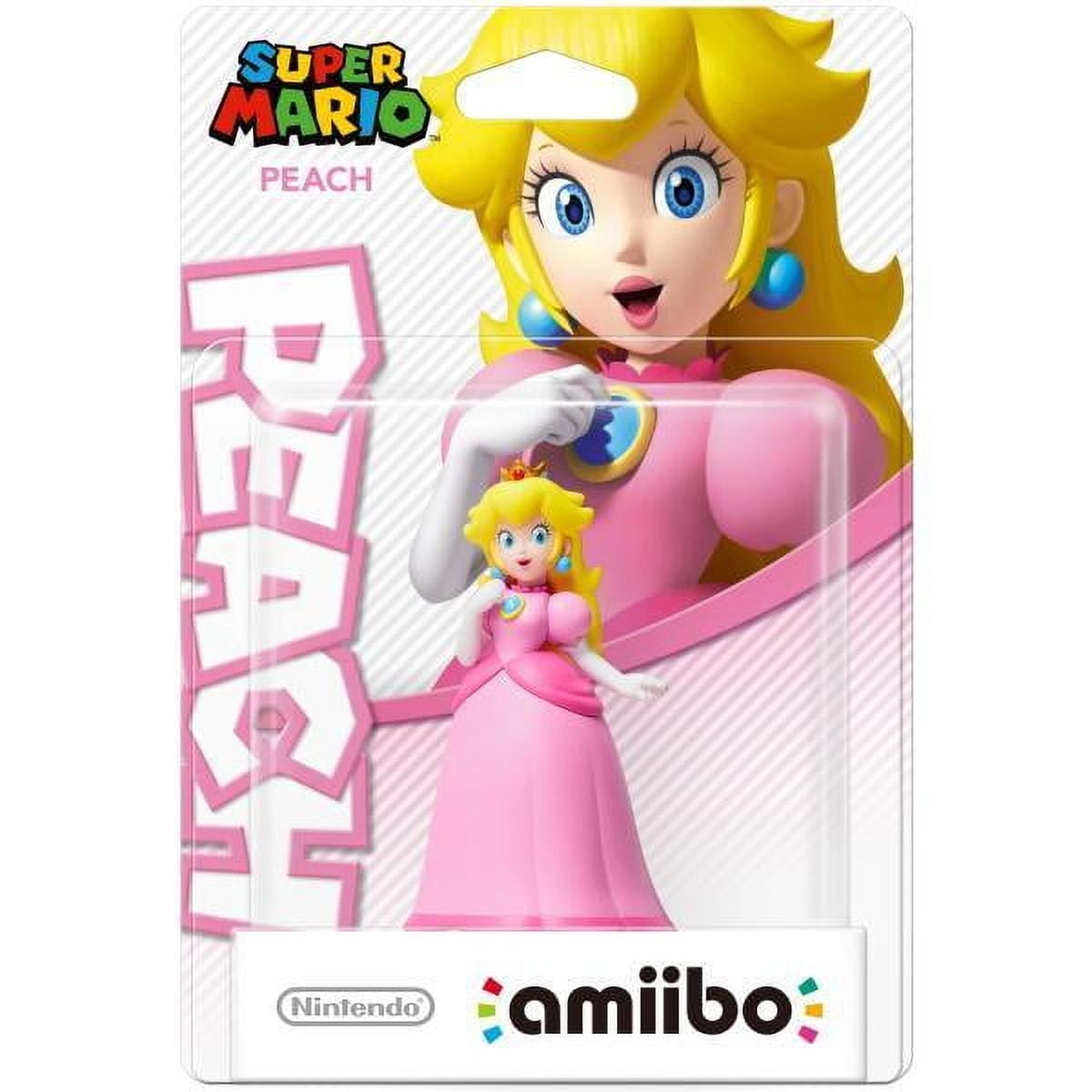 Nintendo Amiibo Super Mario Princess Peach Collectible Action Figure, 0.3 Oz, 5.08X3.62X7.48