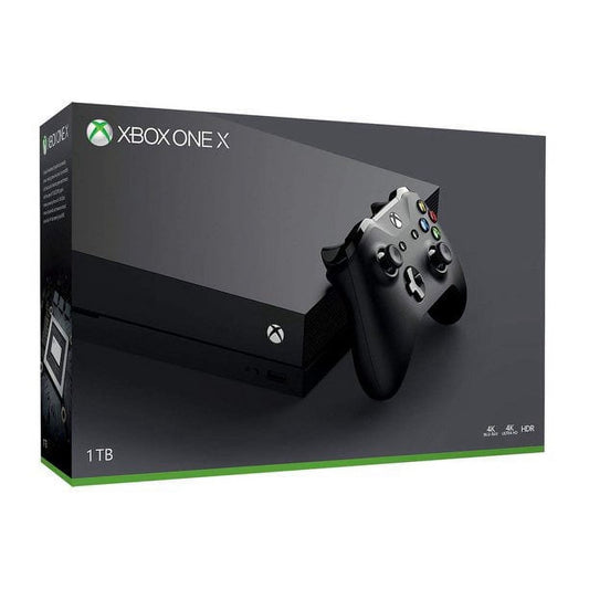 Restored Microsoft Xbox One X Console - 1Tb W/ Accessories - Black (Refurbished)