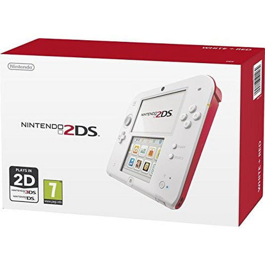 Restored Nintendo Handheld Console 2Ds White/Red (Refurbished)