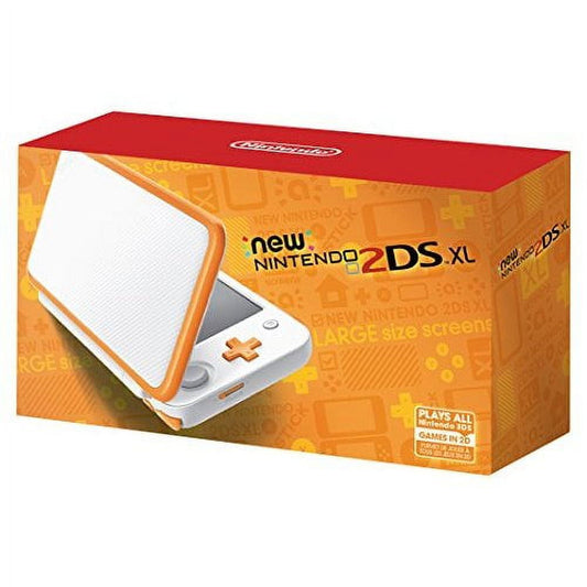Restored Nintendo 2Ds Xl White Orange Multi-Color (Refurbished)