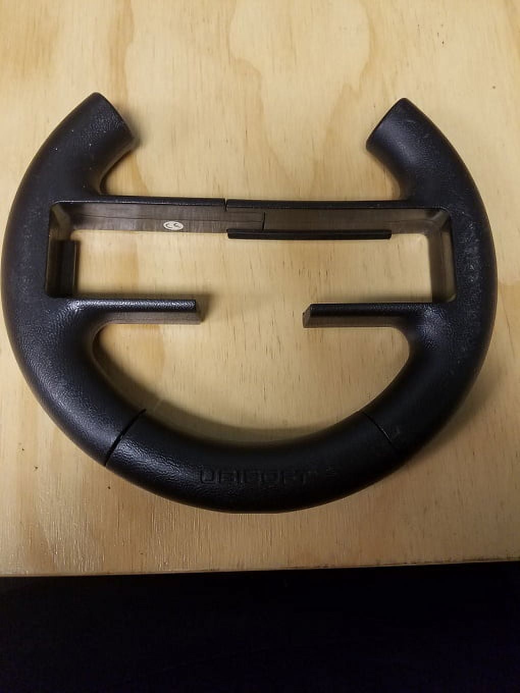 Restored Ubisoft Steering Wheel For For Wii Black Gamepad Ee554543 (Refurbished)