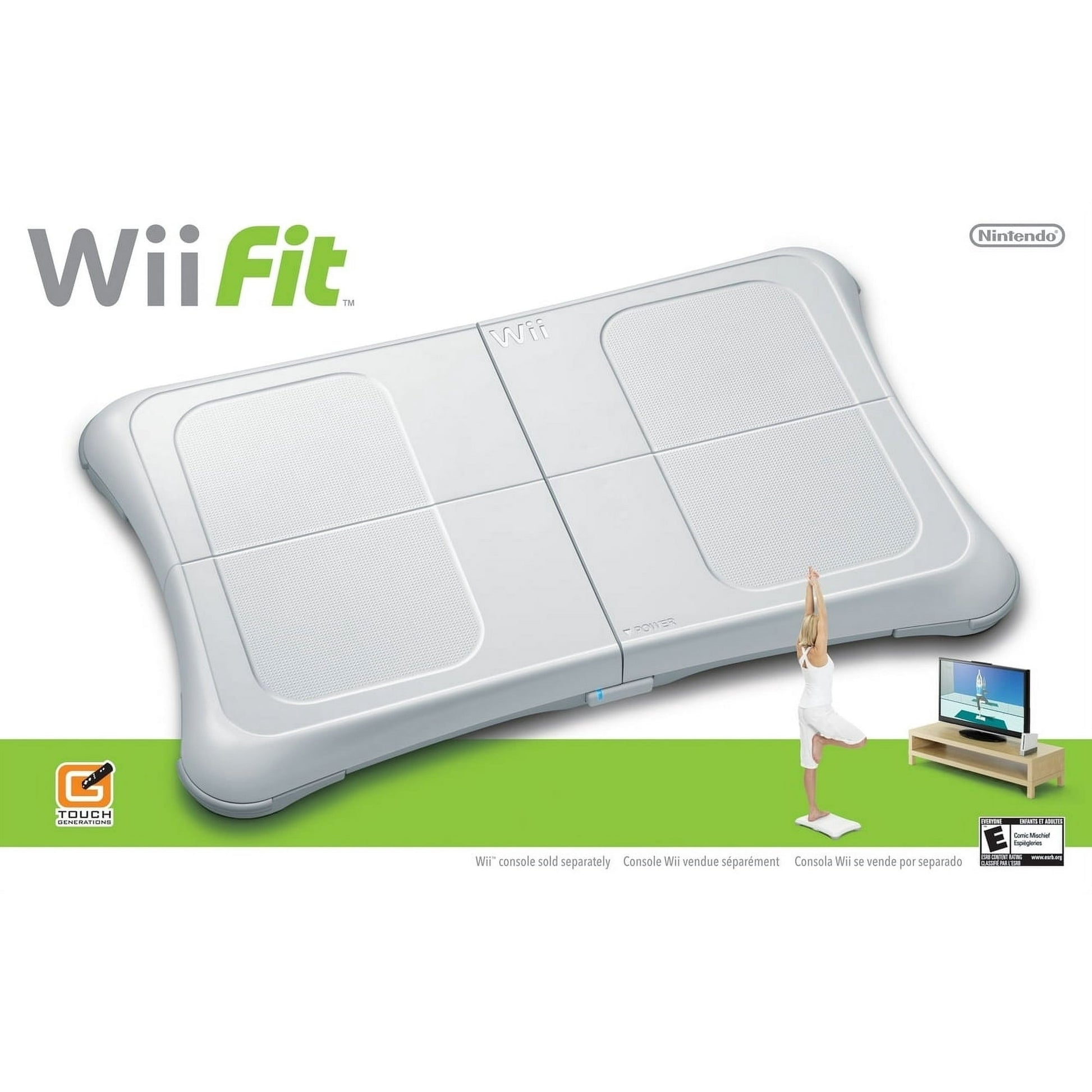 Restored Wii Fit Game With Wii Balance Board - (Refurbished)