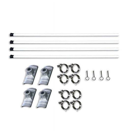 Signworld 24 Street Light Pole Banner Bracket Hardware Double Set - Great For Street/Pole Displays! (Sign, Graphic, Advertising,