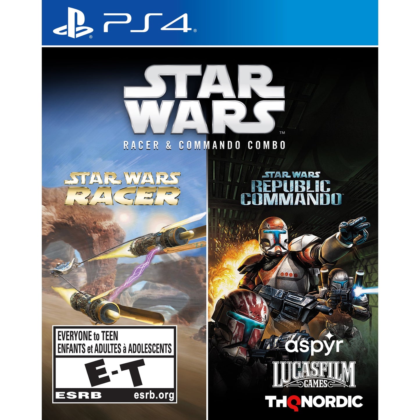 Star Wars: Racer And Commando Combo, Thq Nordic, Playstation 4, 811994023094