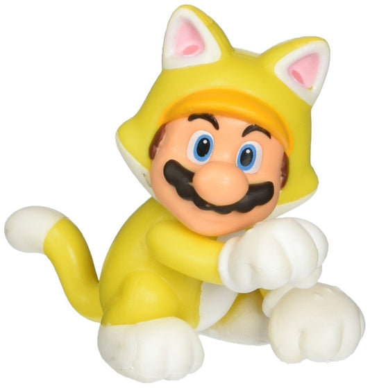 Super Mario World Of Nintendo 2.5-Inch Mini Figure Cat Mario