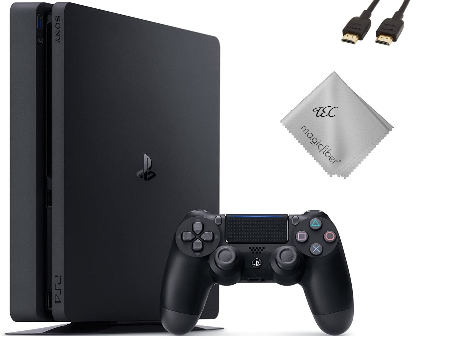 Tec New Sony Playstation 4 Slim 1Tb Gaming Console, Black