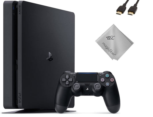 Tec New Sony Playstation 4 Slim 1Tb Gaming Console, Black
