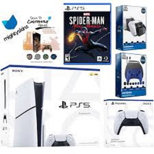 Tec New Sony Playstation_Ps5 Gaming Console 2Tb Disc Drive Version, Playstation Bundle With $100 Psn