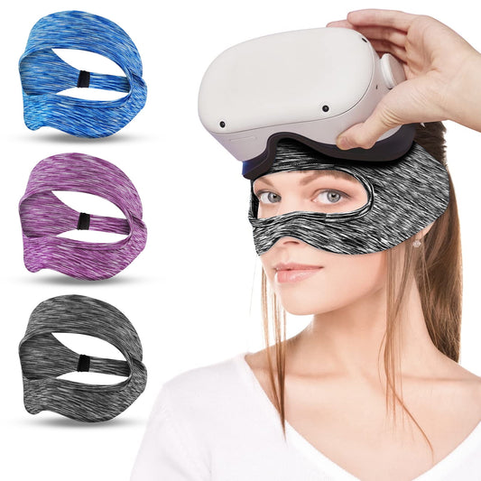 Tsv Vr Eye Cover For Oculus Quest 2, Htc Vive, Ps, Gear, Vr Workouts, Black, 3 Count