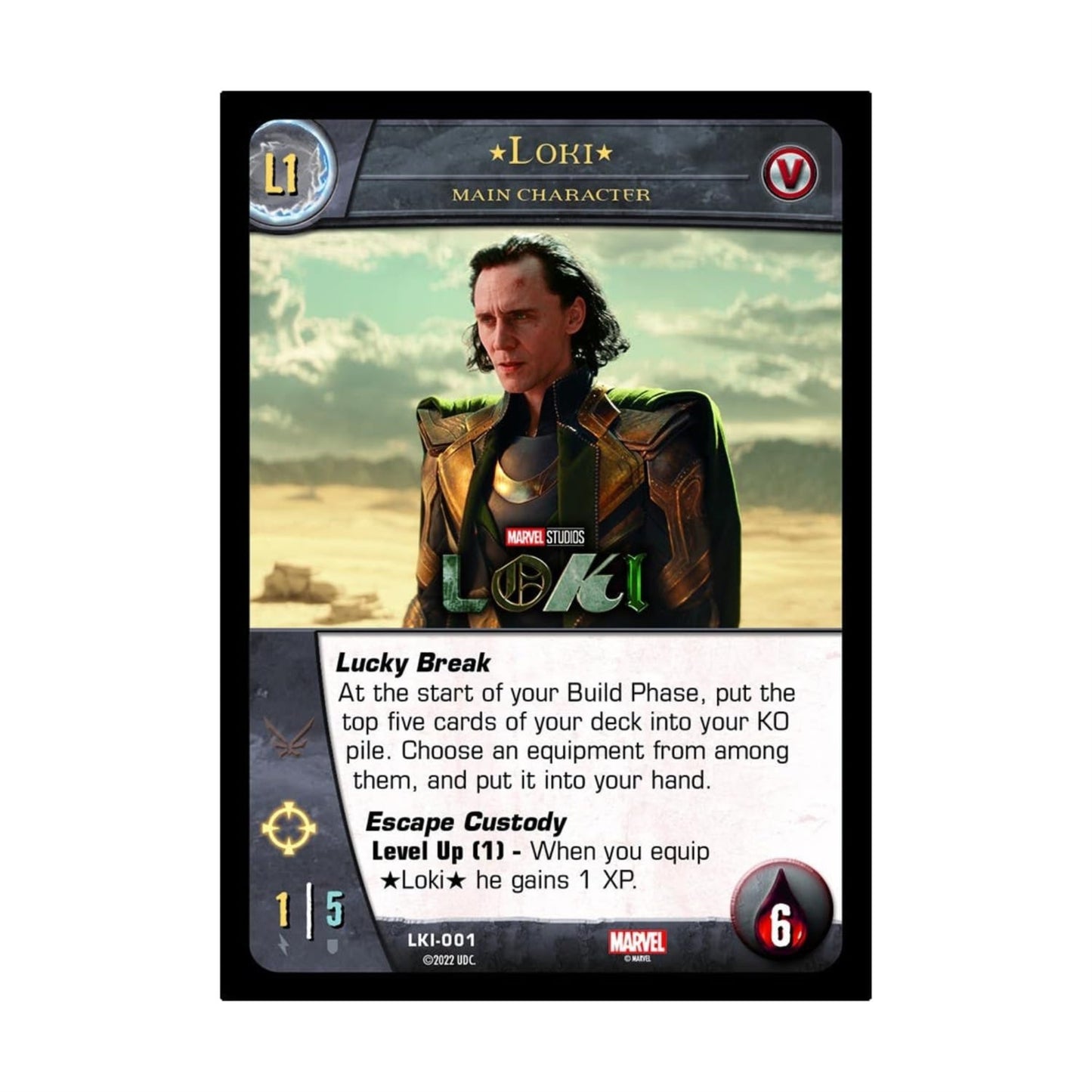 Upper Deck VS System 2PVG: Marvel Loki Card Game, Multi-Color, Model 98529, Cardstock Material