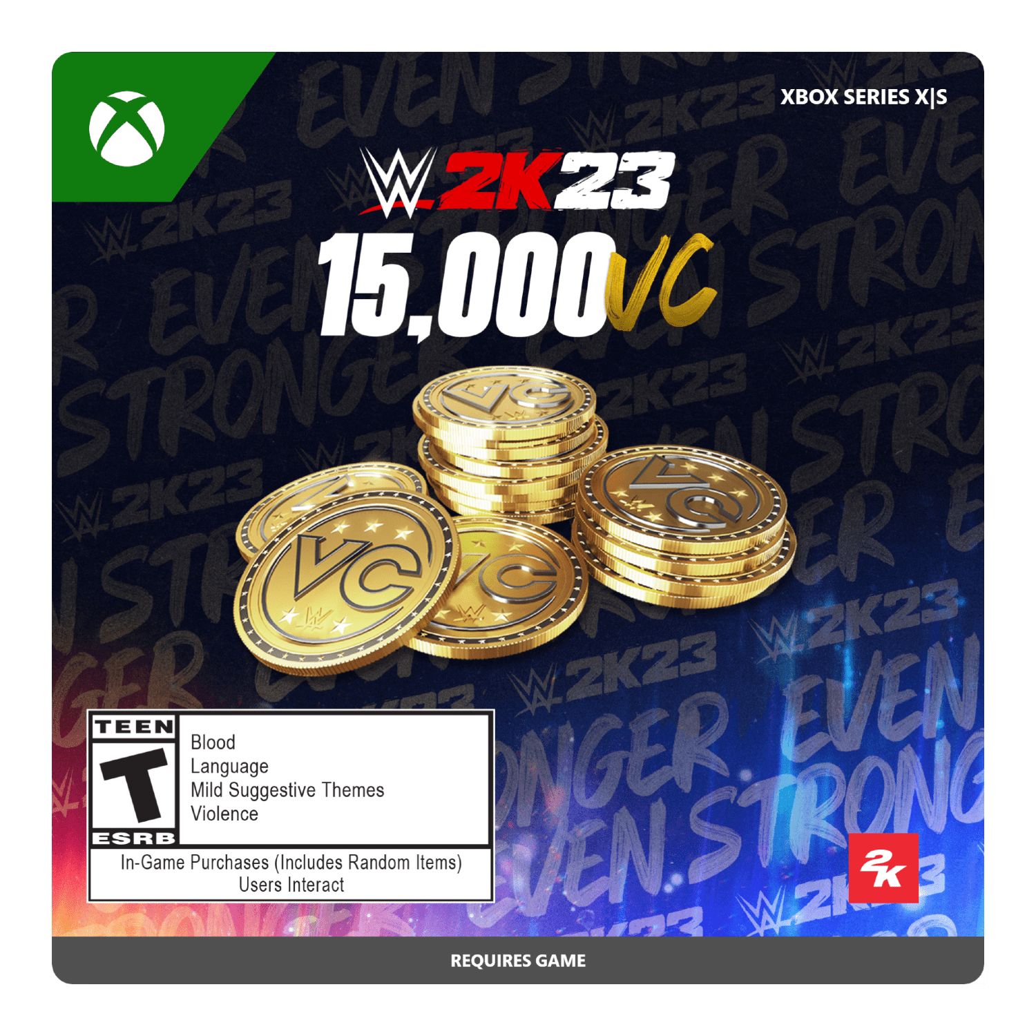 Wwe 2K23: 15,000 Virtual Currency Pack - Xbox Series X|S [Digital]