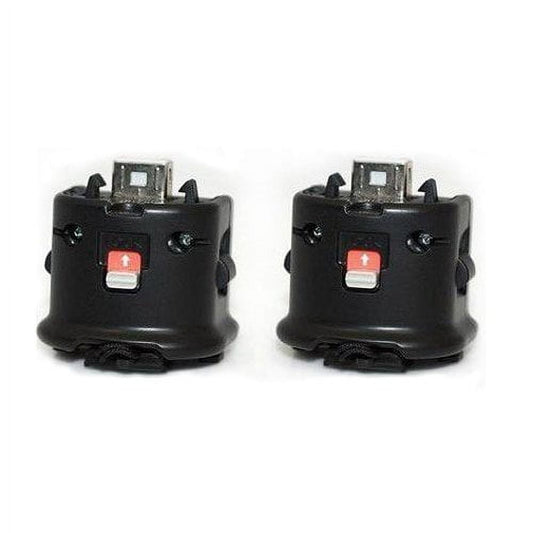 Wii Motion Plus Adapter For Original Nintendo Wii Remote Controller (Black,Set Of 2)