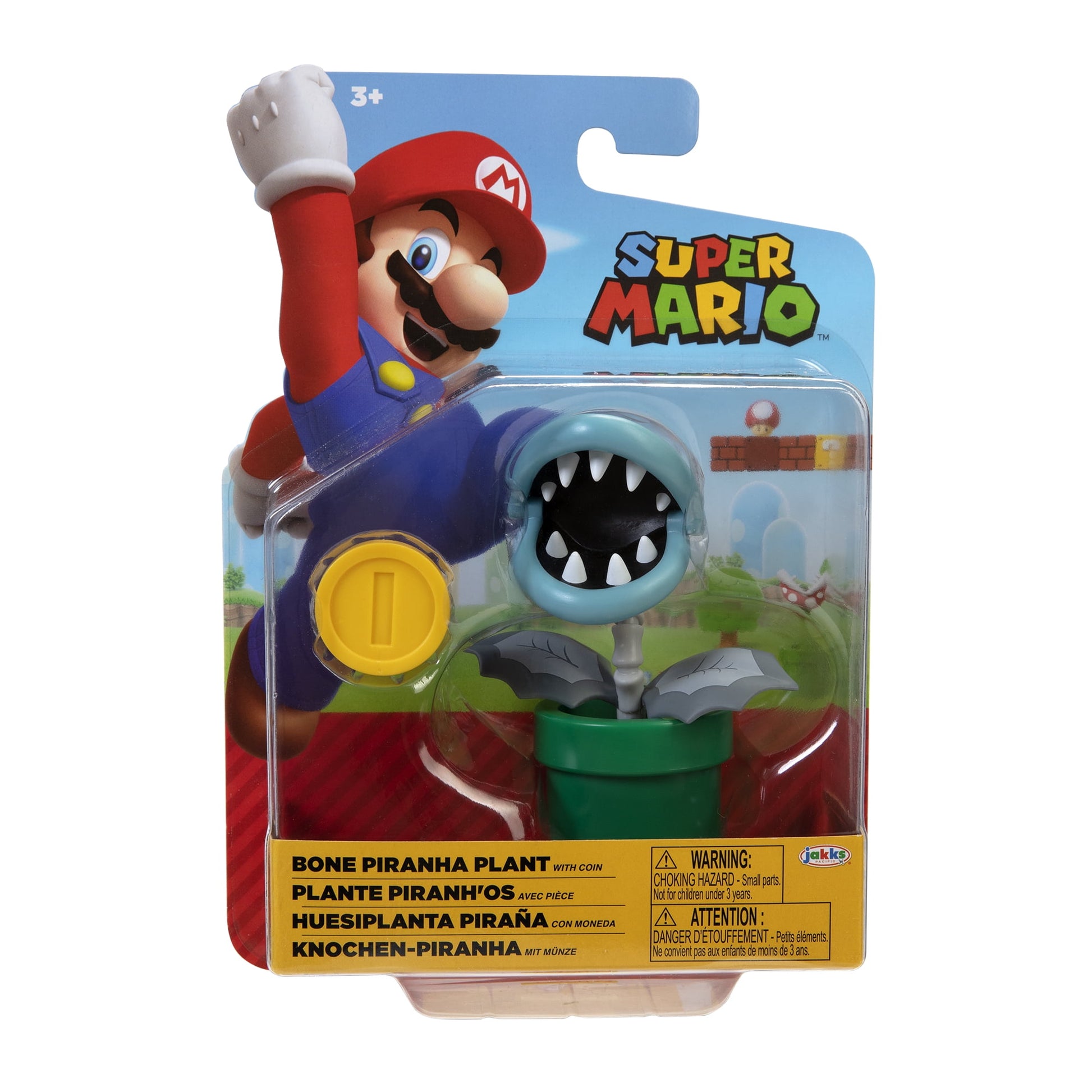 World Of Nintendo 4 Figures - Bne Piranah Plant